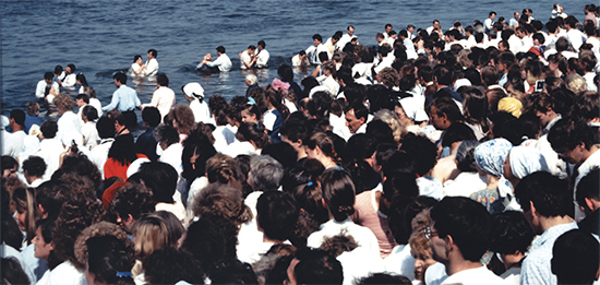 Baptisms at Volga River